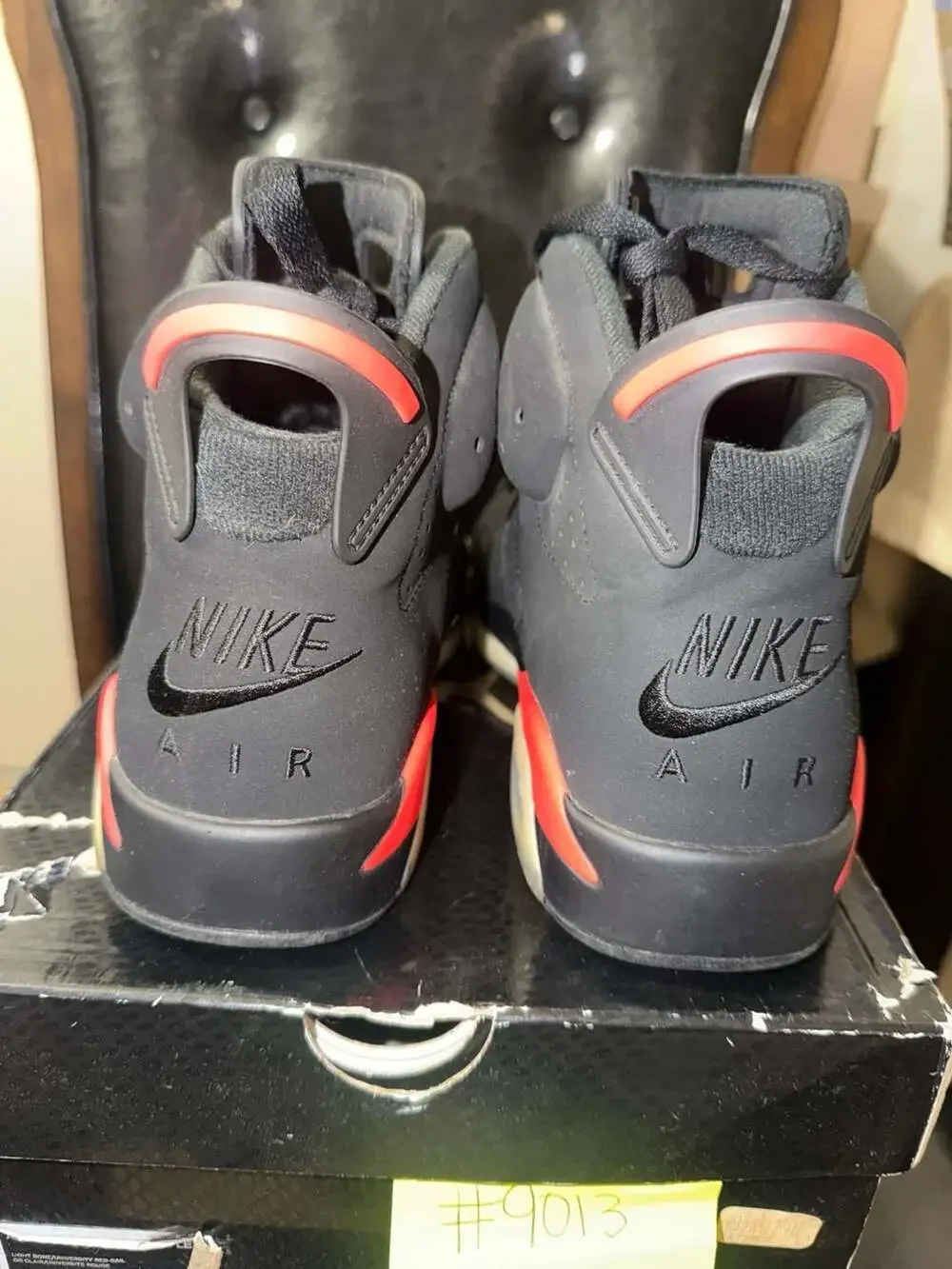 Air Jordan 6 Retro Black Infrared 2019 8.5M/10W CLEAN